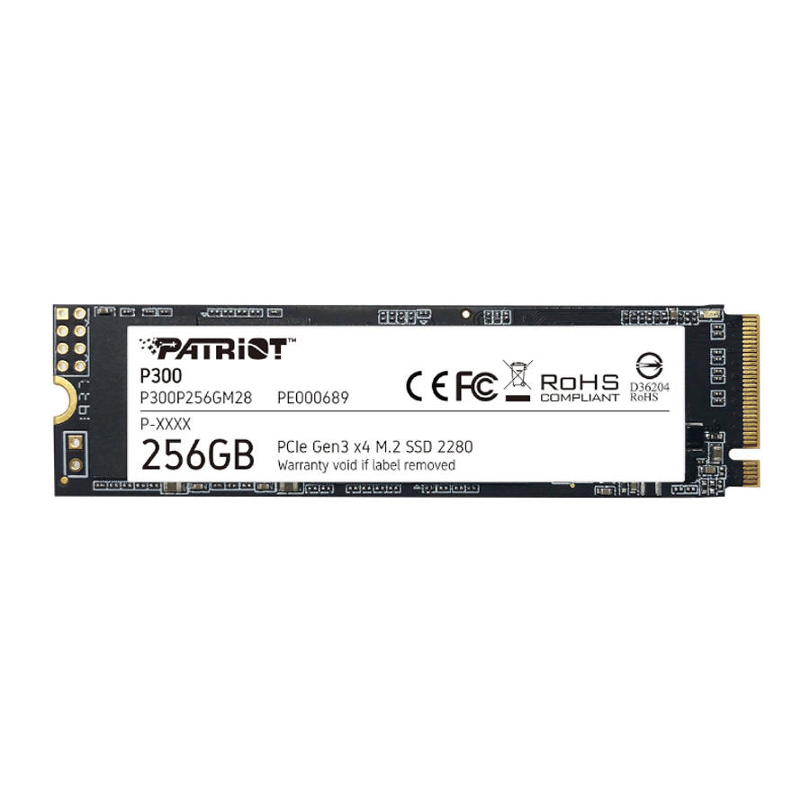 Patriot P300 256GB M.2 PCIe NVMe SSD