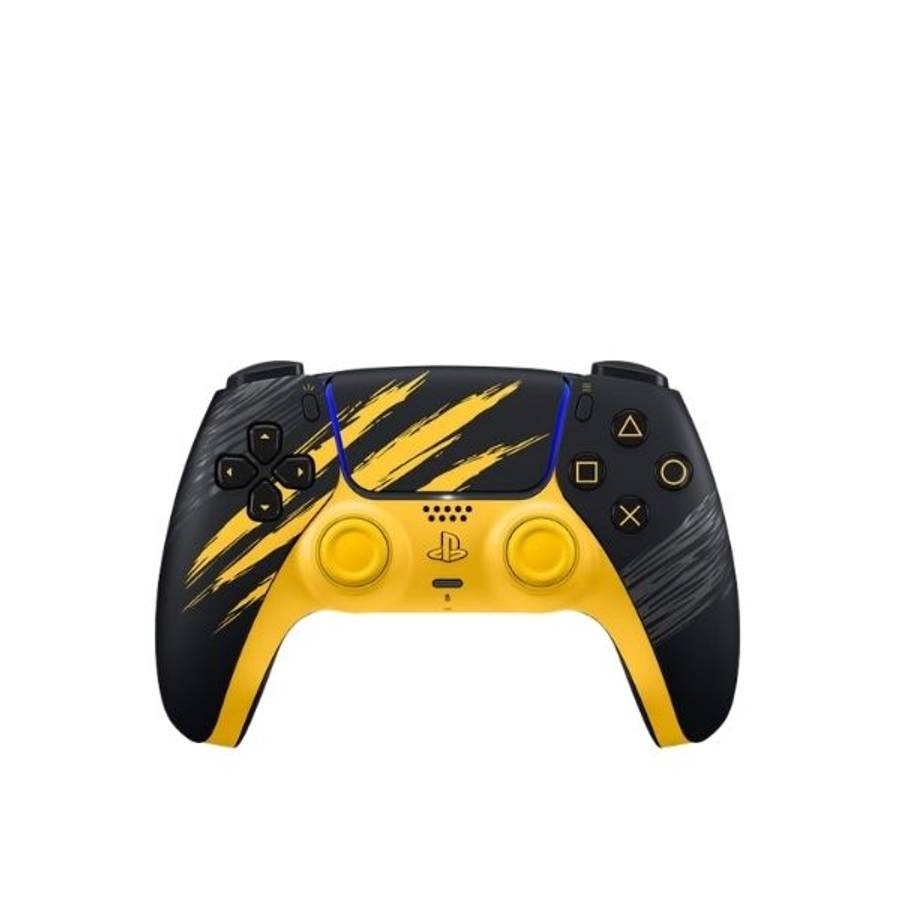 PlayStation 5 (PS5) DualSense Wireless Controller - Marvels Wolverine Battle Yellow Limited Ed...