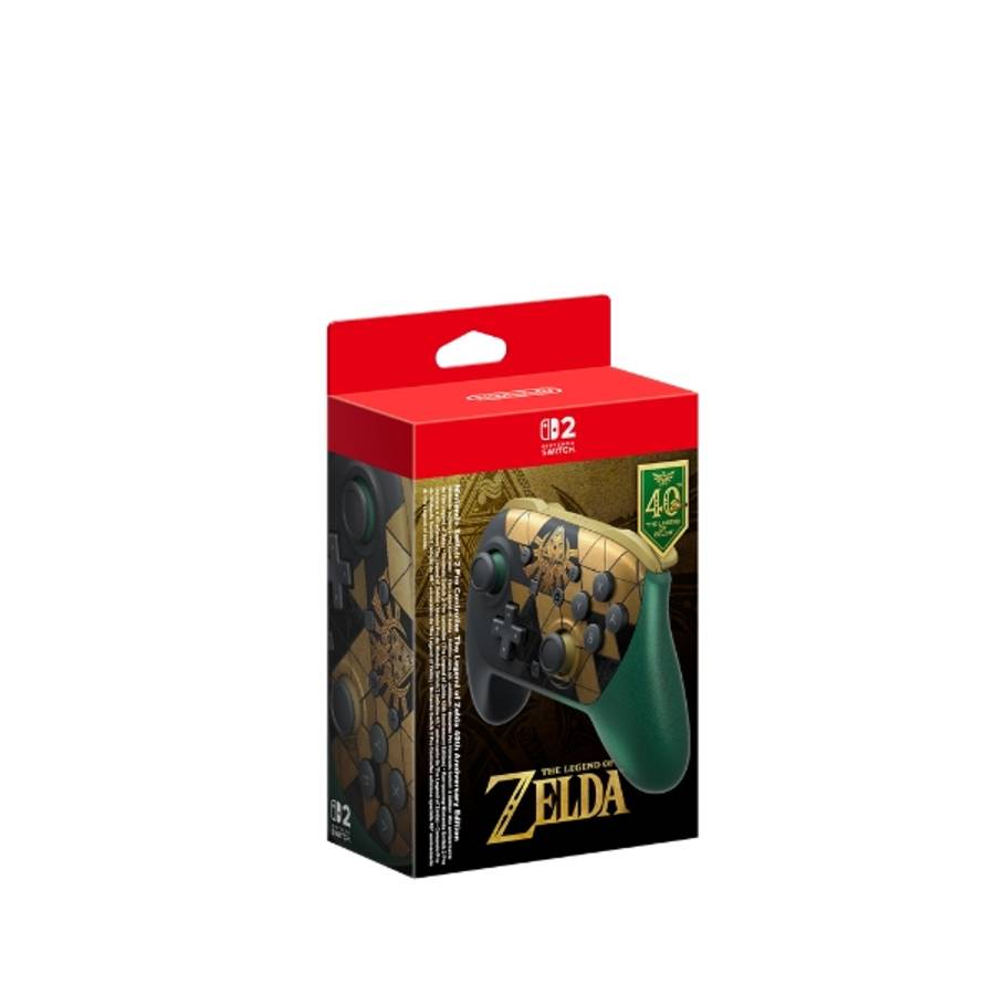 Nintendo Switch 2 Pro Controller The Legend of Zelda  40th Anniversary Edition