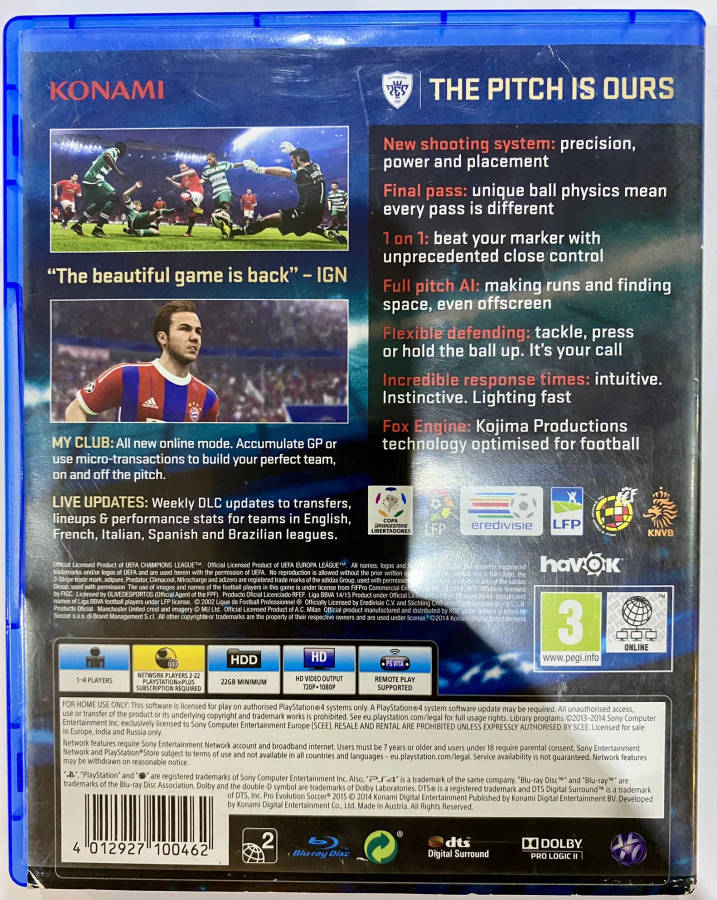 PES 2015 - PS4