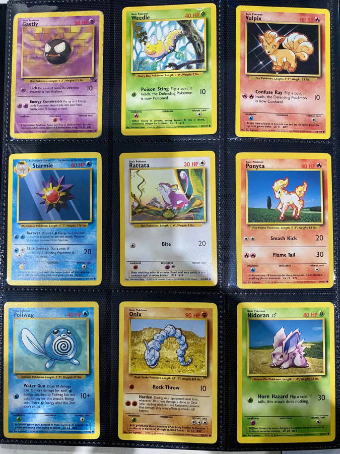 135 Vintage Pokemon Cards 90s Collection - Cards