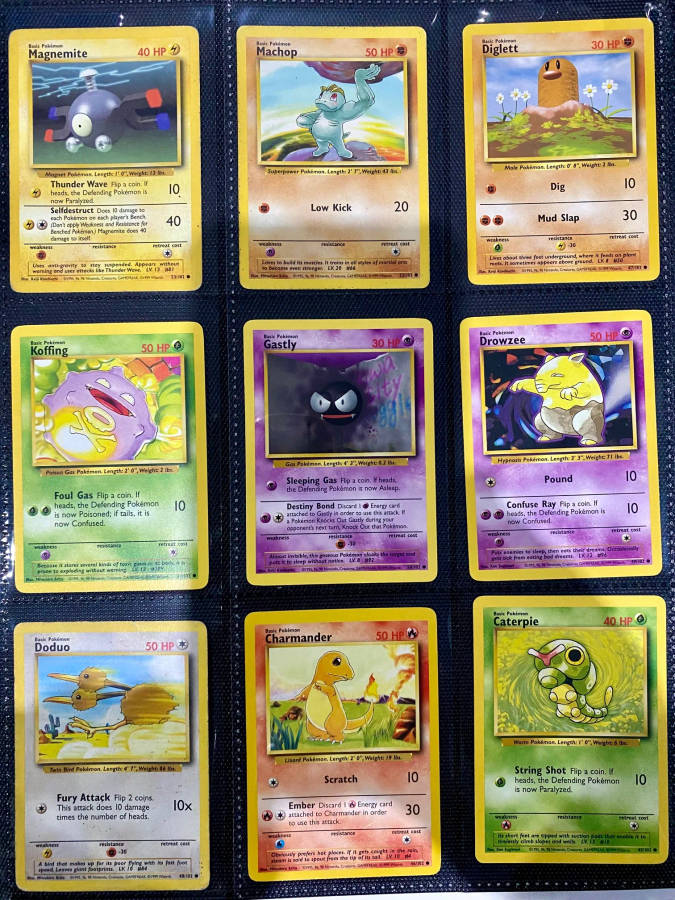 135 Vintage Pokemon Cards 90s Collection - Cards