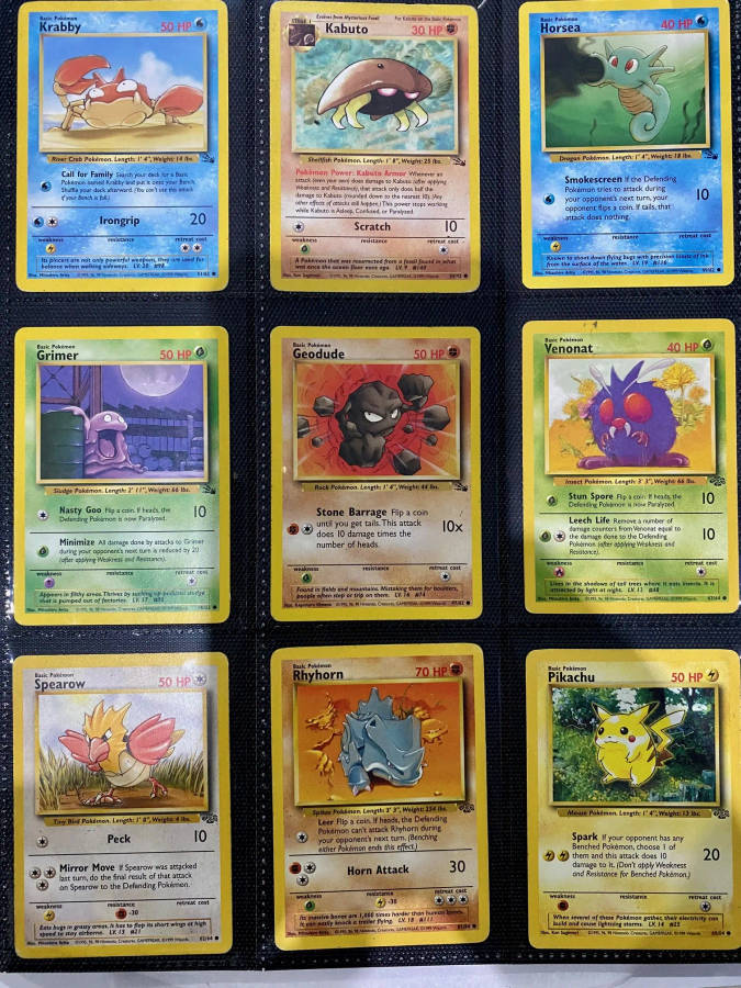 135 Vintage Pokemon Cards 90s Collection - Cards