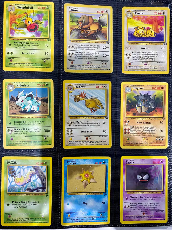 135 Vintage Pokemon Cards 90s Collection - Cards
