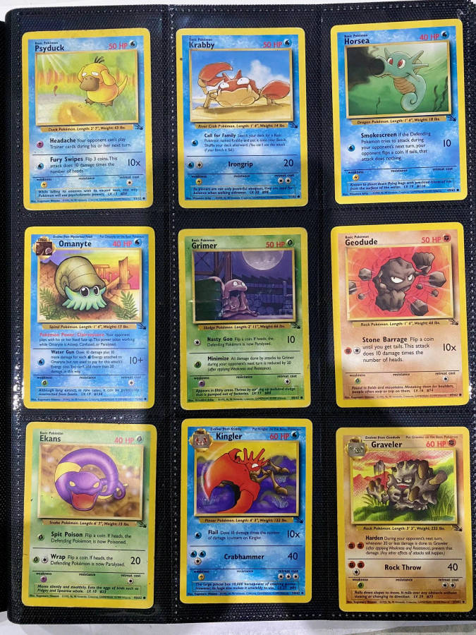 135 Vintage Pokemon Cards 90s Collection - Cards