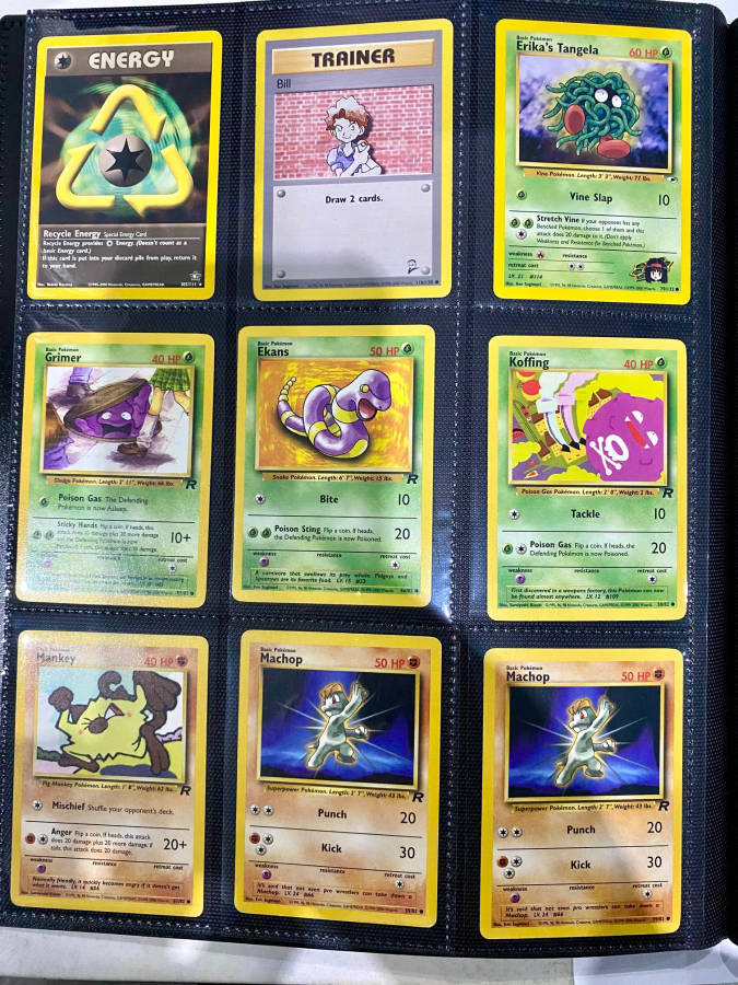 135 Vintage Pokemon Cards 90s Collection - Cards