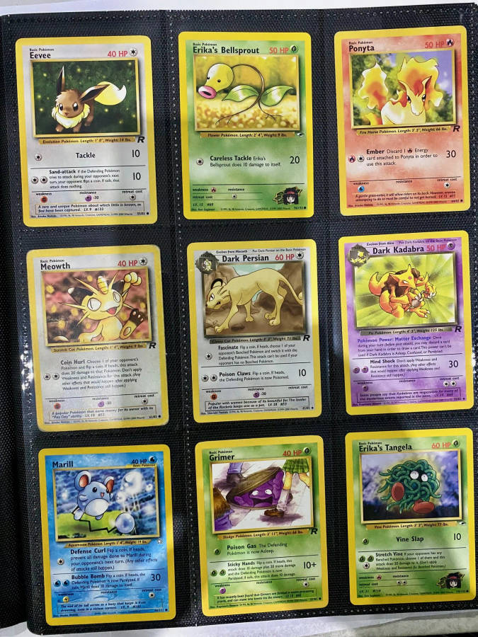 135 Vintage Pokemon Cards 90s Collection - Cards