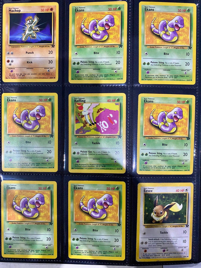 135 Vintage Pokemon Cards 90s Collection - Cards