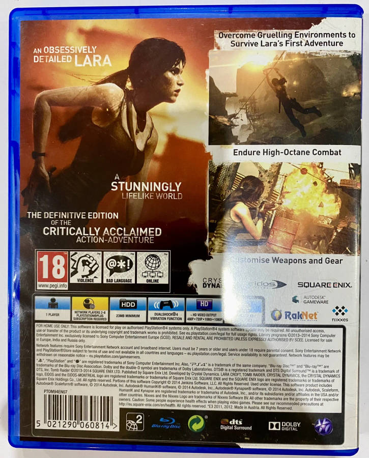 Tomb Raider Definitive Edition - PS4