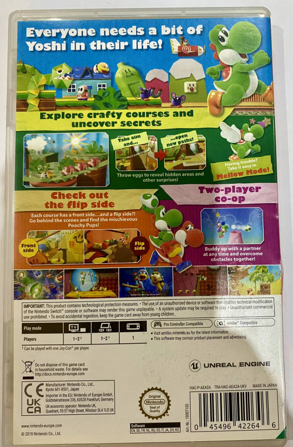 Yoshis Crafted World (Nintendo Switch, Secondhand)