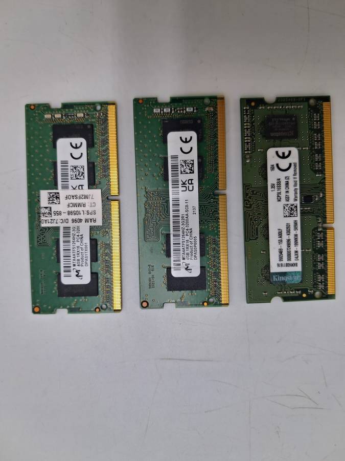  4GB DDR4 Laptop RAM  ONLY R250 EACH 