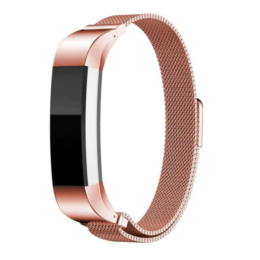 Killer Deals Stainless Steel Adapter Connector for Fitbit Alta (7mm strap) - Gold
