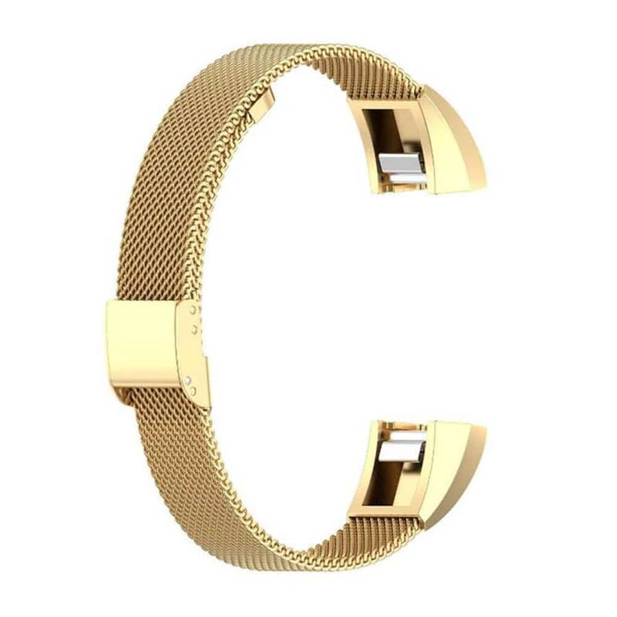 Killer Deals Stainless Steel Adapter Connector for Fitbit Alta (7mm strap) - Gold