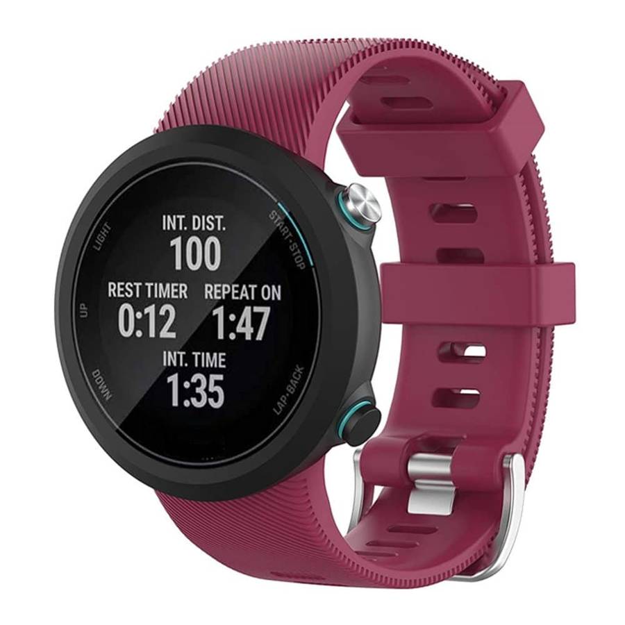 Killer Deals Silicone Strap for Garmin Forerunner 45 - Magenta