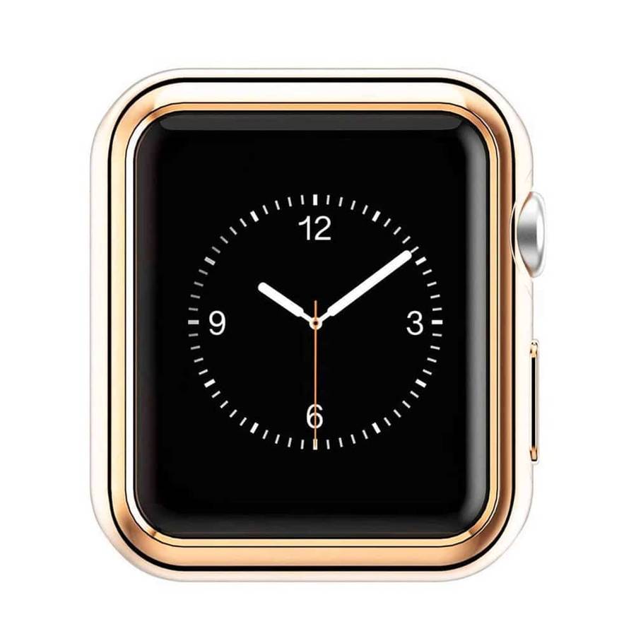 Killer Deals Protective frame case for Apple iWatch 7 (41mm) - Gold