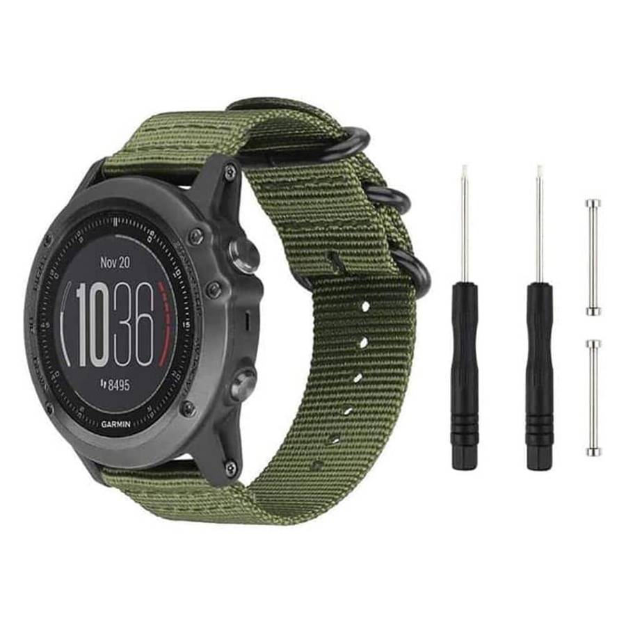 Killer Deals Nylon Replacement Bands 26mm Watch Strap Band Accessory with Pins and removal tools ...