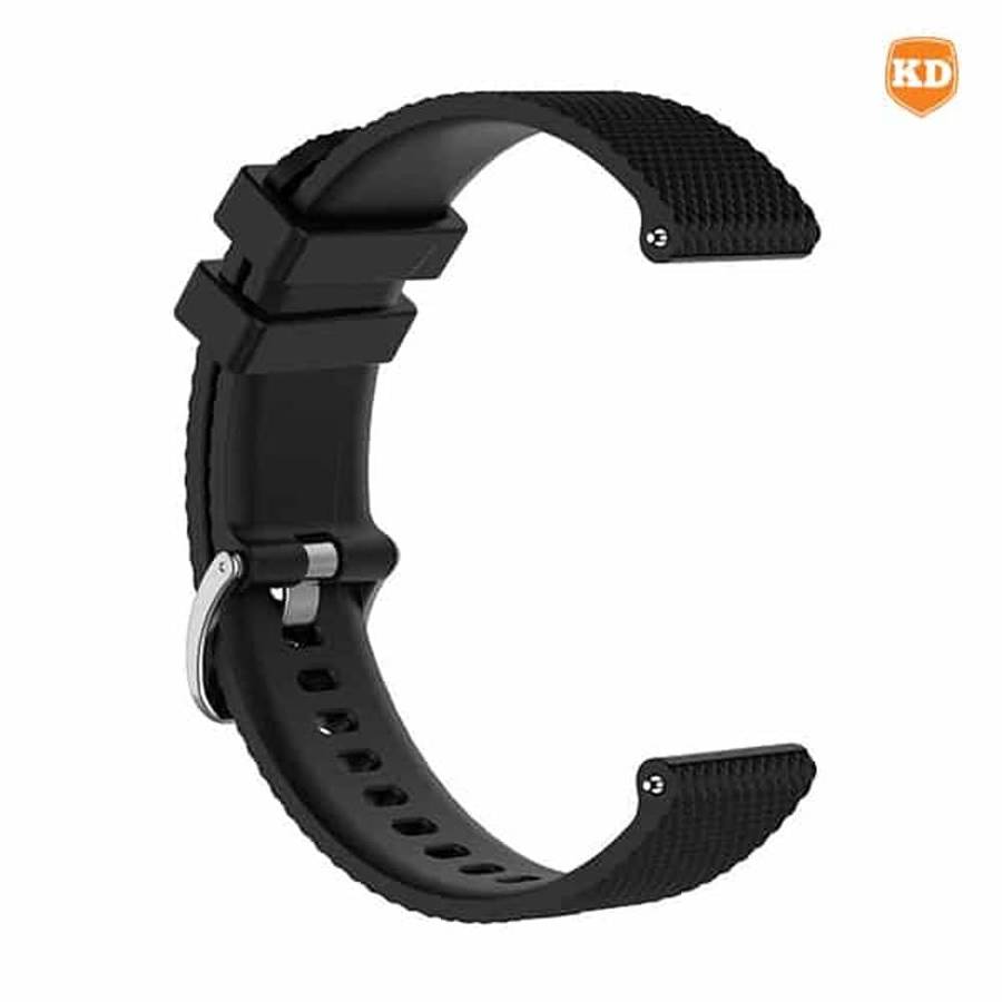 Killer Deals 22mm Silicone Strap for Polar Vantage M (M/L)- Black + Blue Combo