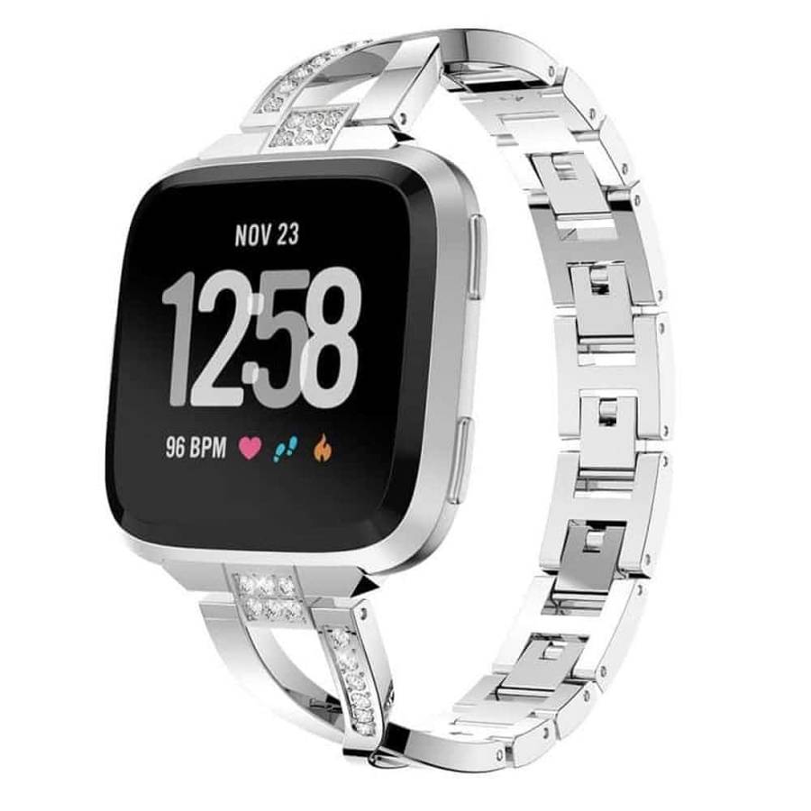 Killer Deals Stainless Steel Bracelet Strap for Fitbit Versa - Rose Gold