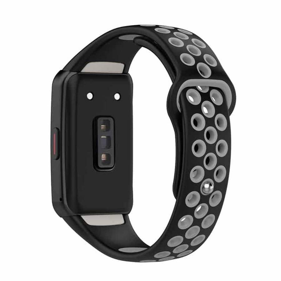 Killer Deals Silicone Strap for Huawei Band 6/Pro/ Honor Band 6 - Black+Grey