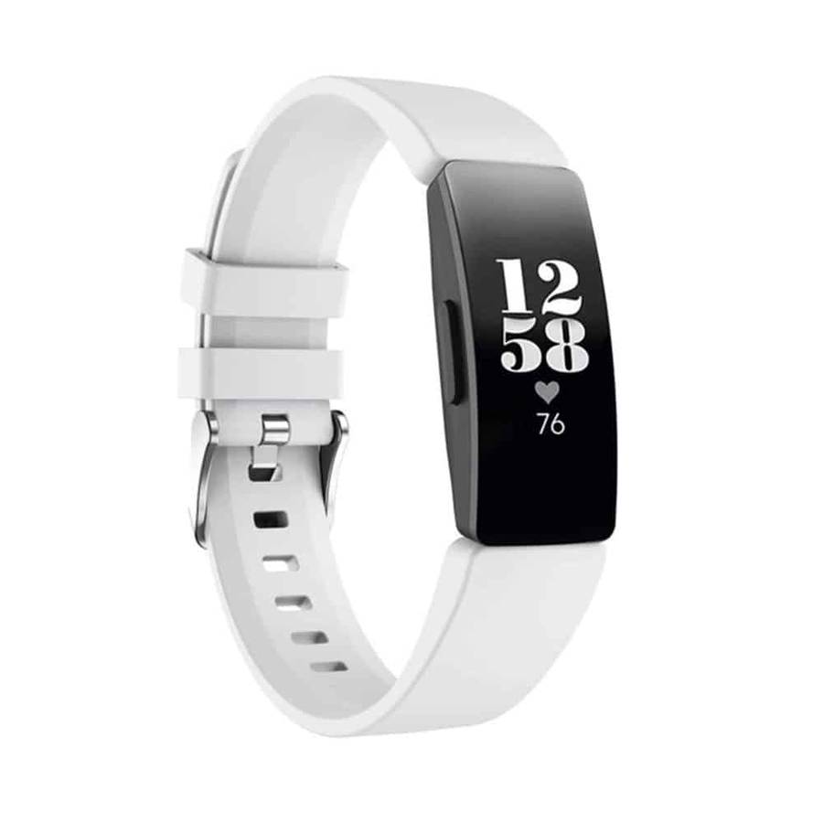 Killer Deals Silicone Strap for Fitbit Inspire/Inspire HR/Fitbit Ace 2 (M/L) -White