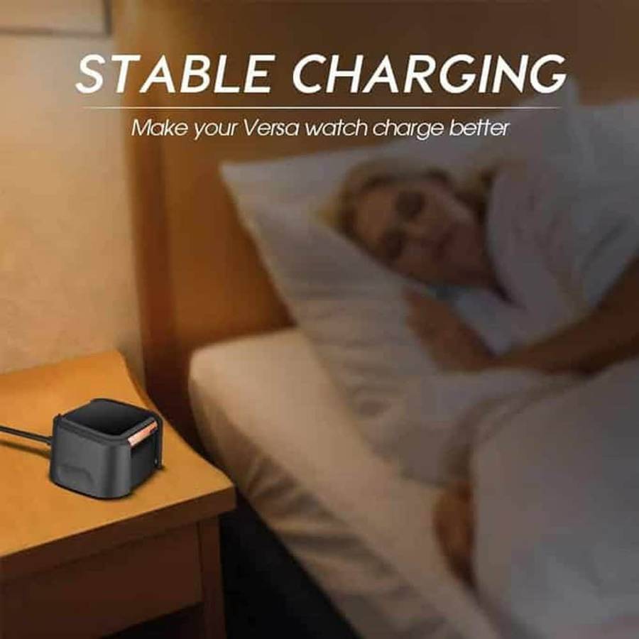 Killer Deals USB 1m Extended Cable Fast Charger Dock for Fitbit Versa 2