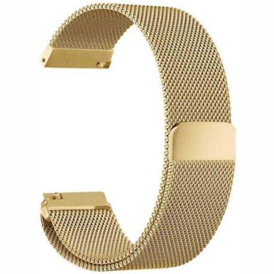 Killer Deals 18mm Universal Milanese Strap- Gold- M/L