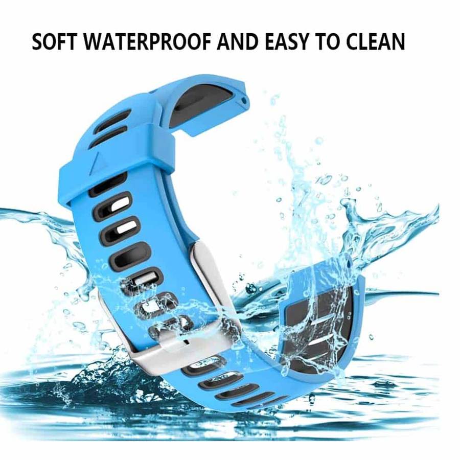 Killer Deals Silicone Strap for Garmin Forerunner 220/ 230/ 235/ 620/ 735- White & Black