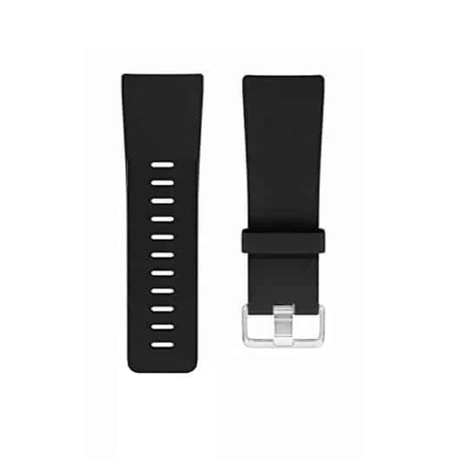 Killer Deals 20mm Silicone Strap for Fitbit Versa/Versa 2- M/L- Black
