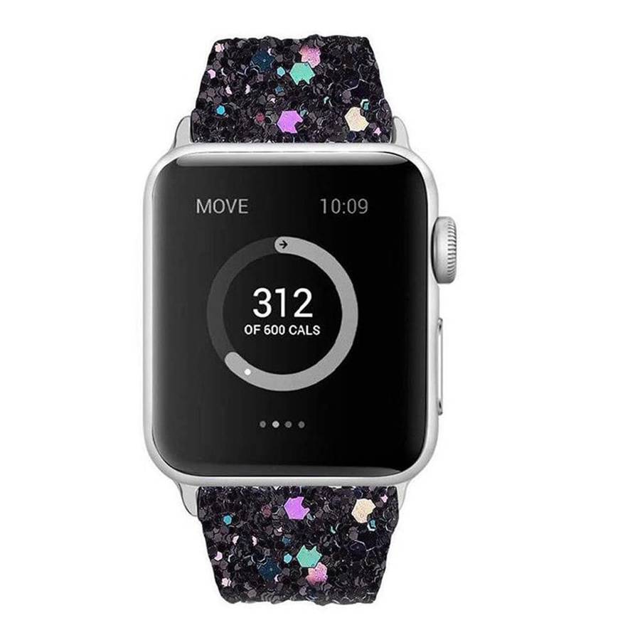 Killer Deals Silicone Strap for 42/44/45/49mm Apple Watch- Black