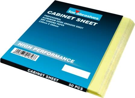 ABRASIVE FOX SHEET CABINET P180 PER50