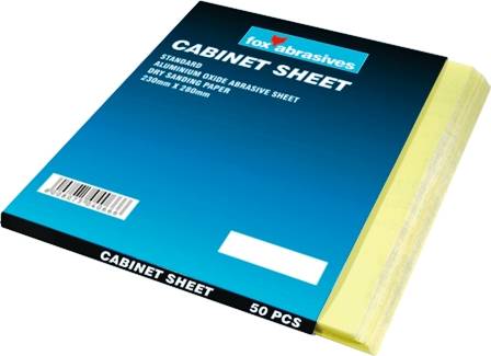 ABRASIVE FOX SHEET CABINET STD P150 PER50