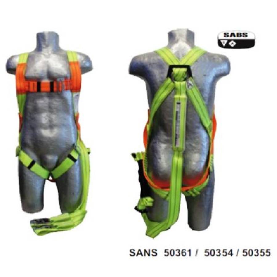 FULLBODY HARNESS WEB LANYARD 2 SNAPHOOKS