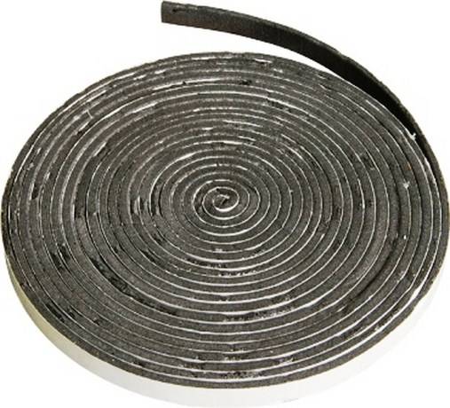WEATHER STRIP SGT 10X12MMX5M BLACK