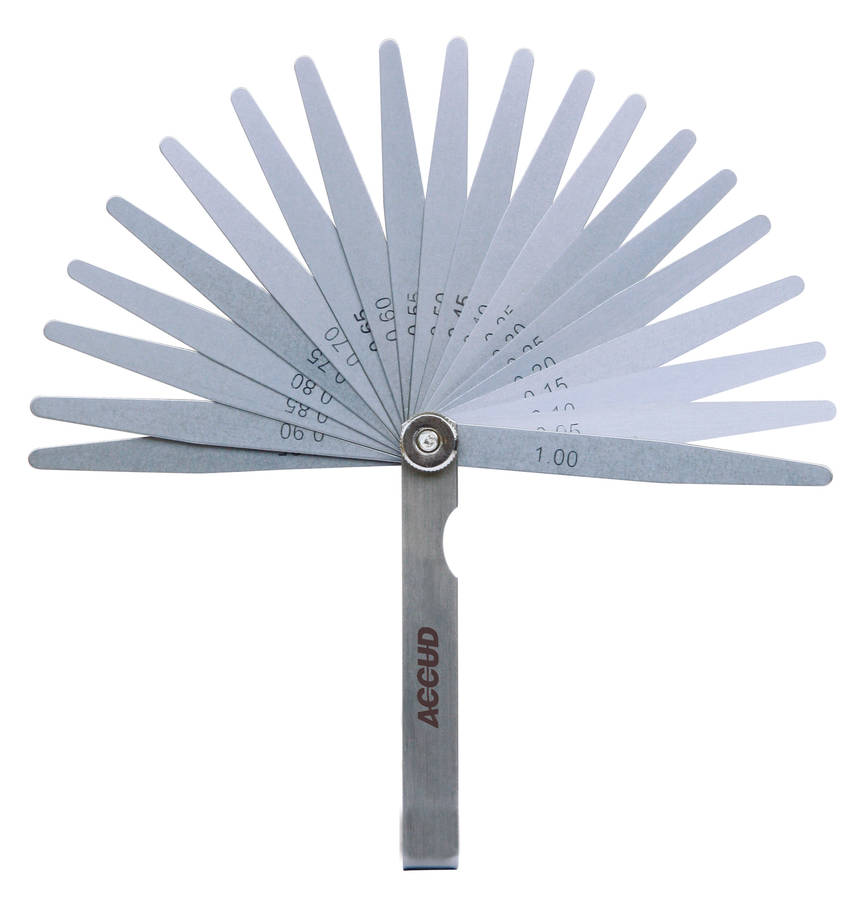 FEELER GAUGE 17 BLADE 100MM 0.02-1.00MM