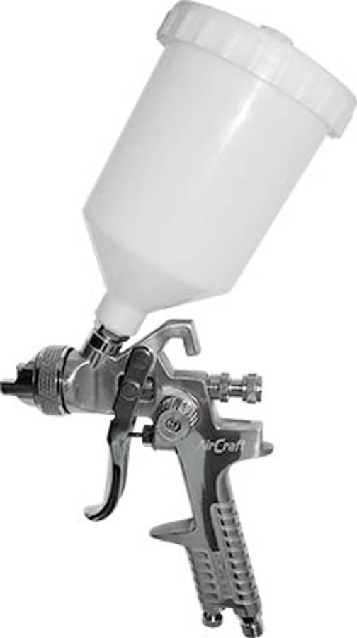 AIRCRAFT SPRAY GUN HVLP 1.7MM NOZZLE 600CC PLASTIC CUP