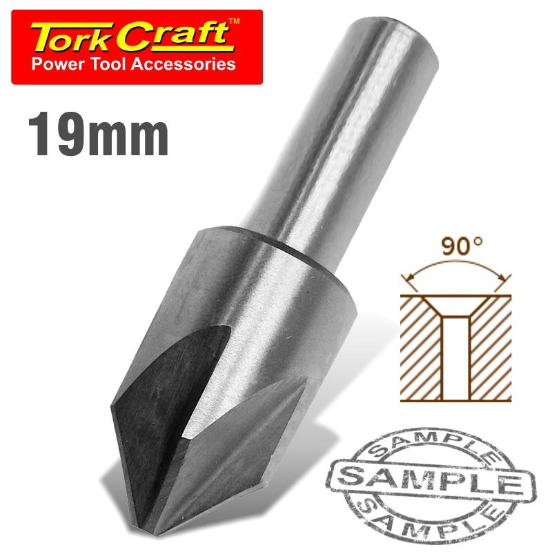 TORK CRAFT COUNTERSINK HSS 19MM 90 DEGREE