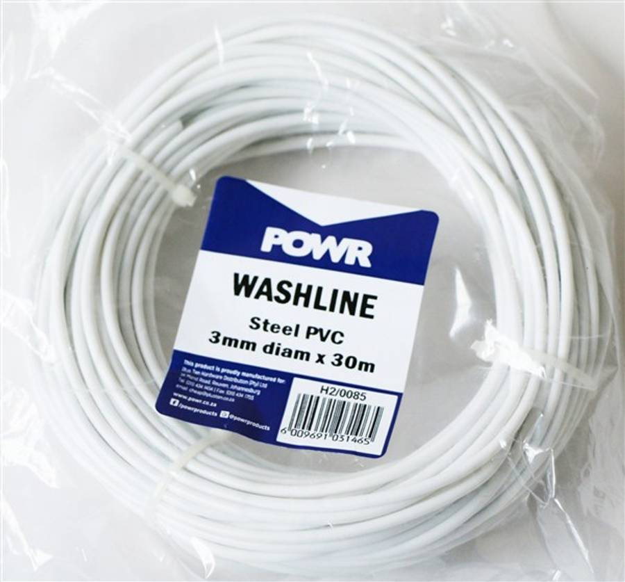 WASH LINE STEEL PVC COAT 30MT