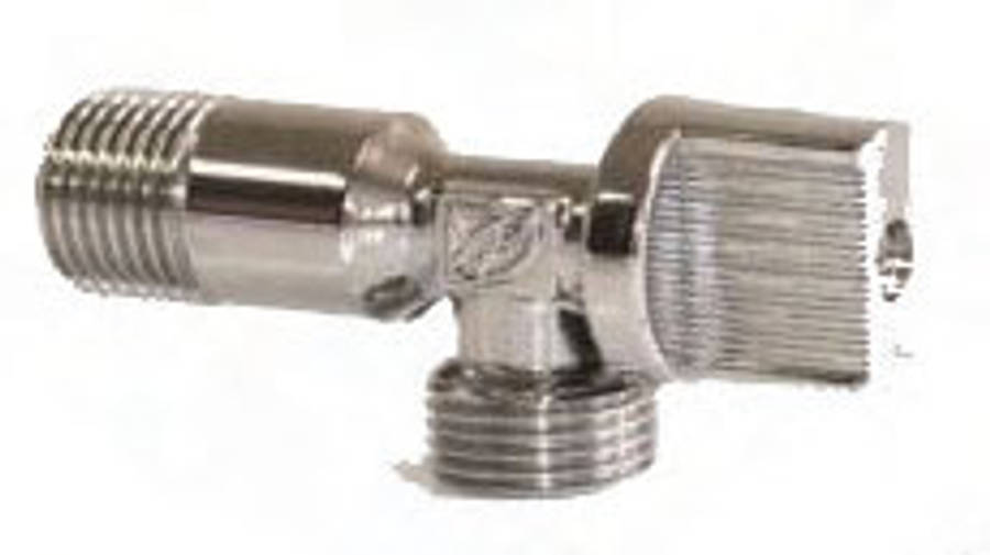 VALVE ANGLE BRASS 15MMX15MM CHROME PLATED