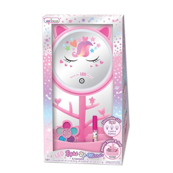 Hot Focus Caticorn LED Light Up Mirror