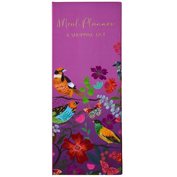 Bright & Beautiful Magnetic Weekly Meal Planner - 52 Tear-Off Pages with Fridge Magnet