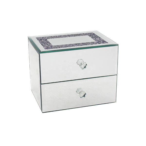 Mirror Crystal Jewellery Box
