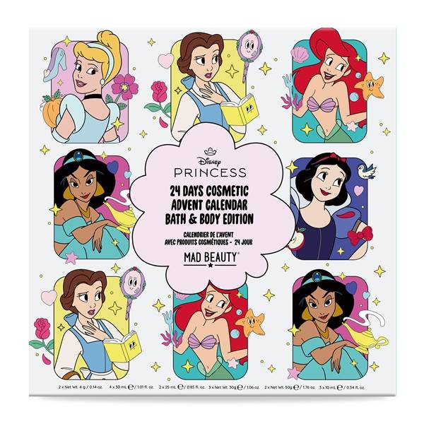 Disney Princess Countdown 24-Day Cosmetic Advent Calendar