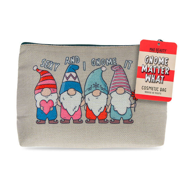 Gnome Matter What Cosmetic Bag by Mad Beauty