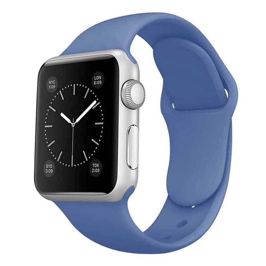 Silicone Strap for 38/40/41mm Apple Watch- Dark Blue- S/M