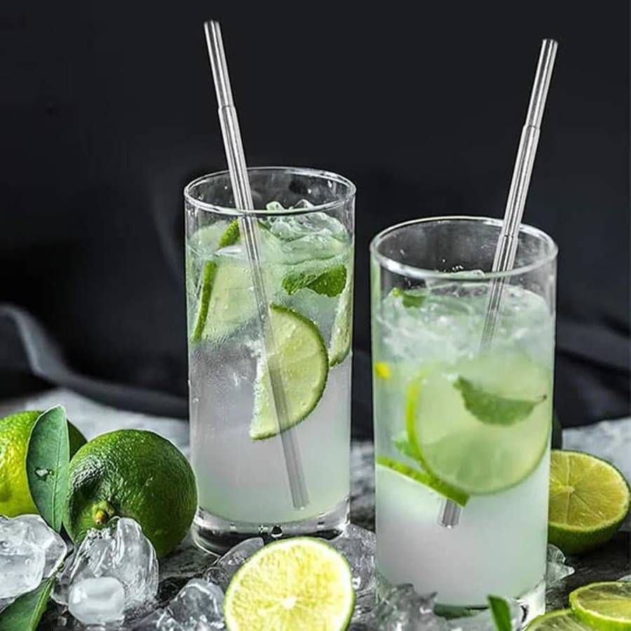 Killer Deals Stainless Steel Metal Reusable Telescopic Drinking Straw