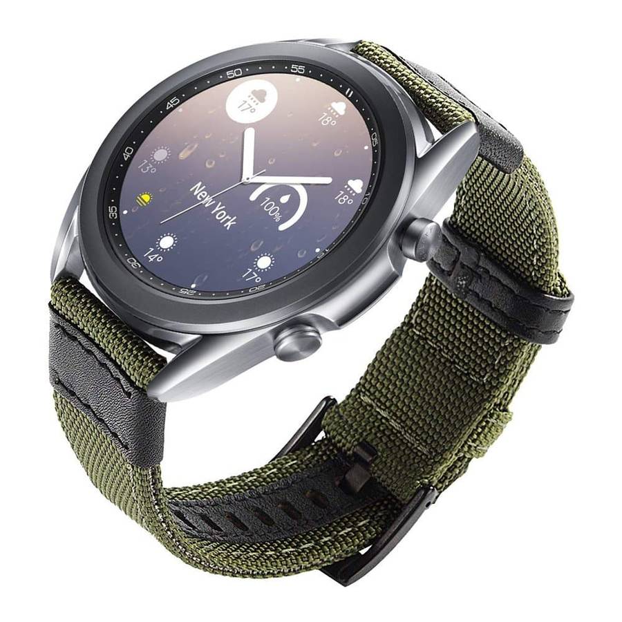 Killer Deals 20mm Nylon Strap for Samsung Galaxy Watch / Watch Active-Green