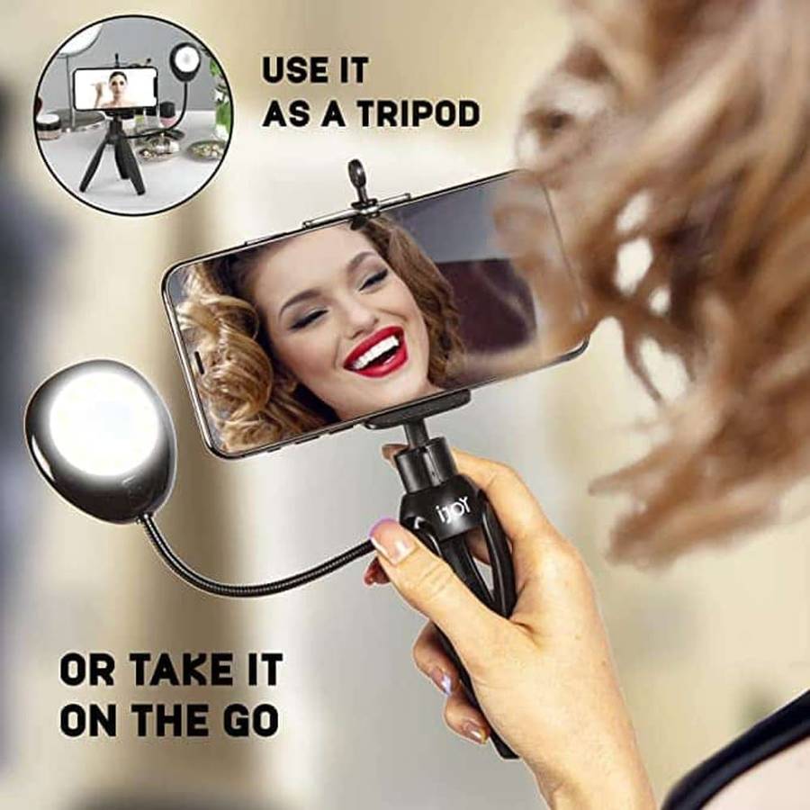 Killer Deals Live Streaming/Selfie Mini Portable Smartphone Tripod & Ring Light