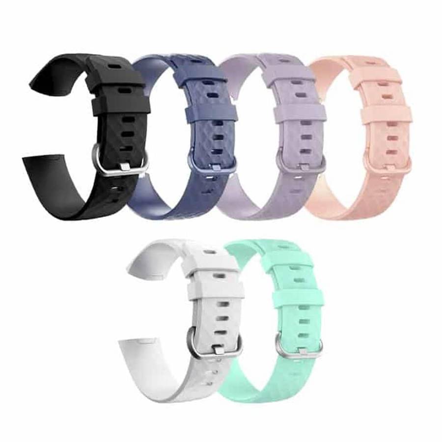Killer Deals Silicone Strap for Fitbit Charge 3/4, Sense S/M - White