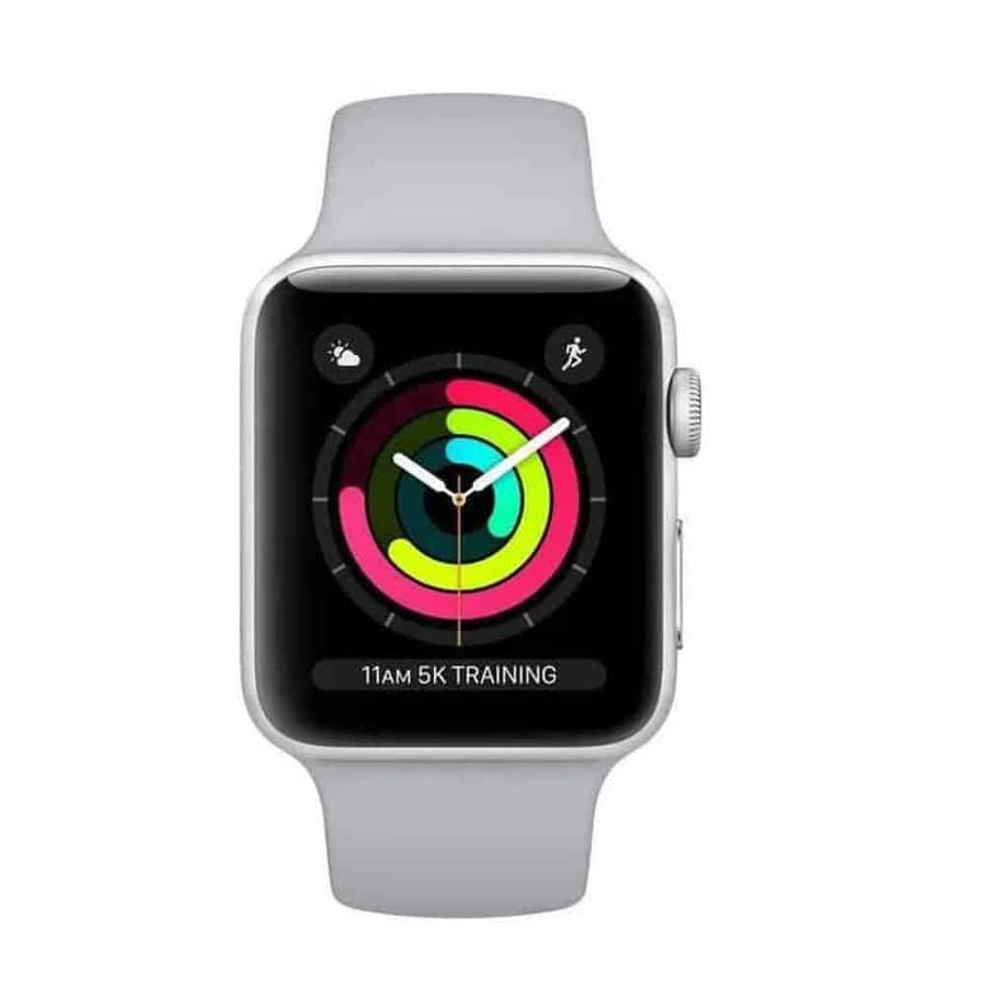 38/40/41mm Apple iWatch Silicone Strap (M-L)- Timberwolf Grey