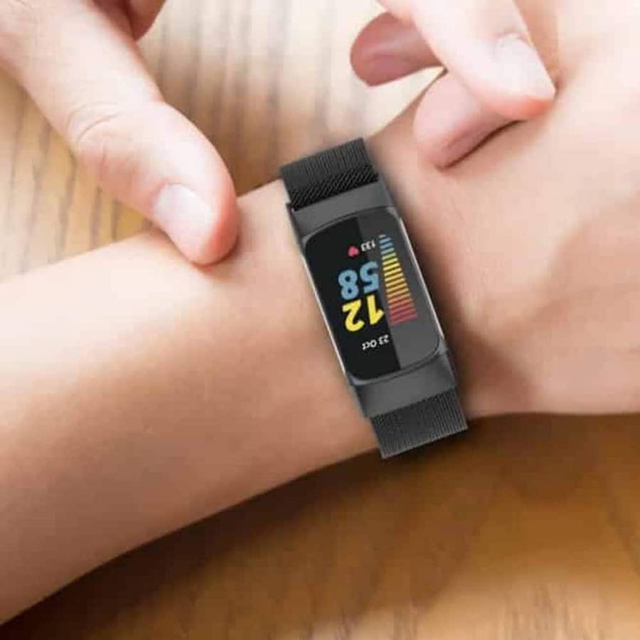 Killer Deals Milanese Stainless Steel Loop Strap for Fitbit Charge 5/ 6